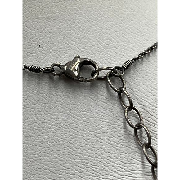 Vintage 925 Sterling Silver Faceted Smoky Quartz Drop Necklace 20" Chain
4.6g - Picture 11 of 13